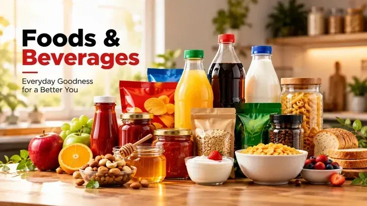 Packaged foods, beverages and pantry products