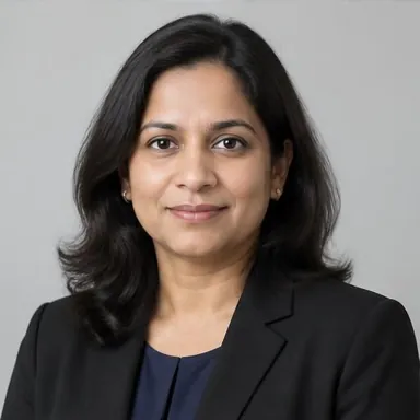 Priya Mehta — sample portrait